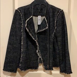 Ann Taylor Tweed Moto Jacket